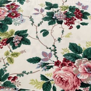 🌸 Waverly 3 curtain valances 15” by 72” Pleasant Valley